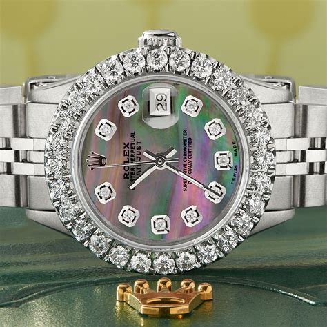 does rolex do diamond dials|rolex watch with diamond bezel.